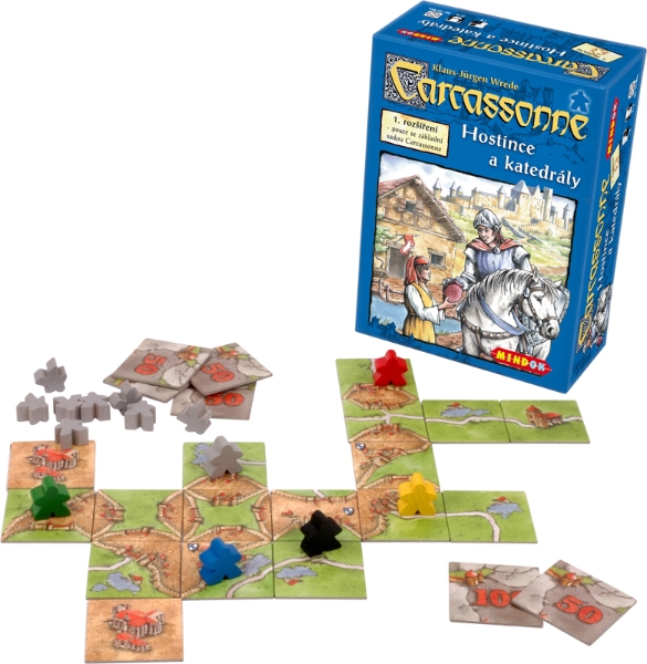 Mindok Carcassonne 2. edice: Hostince a katedrály Obrázek
