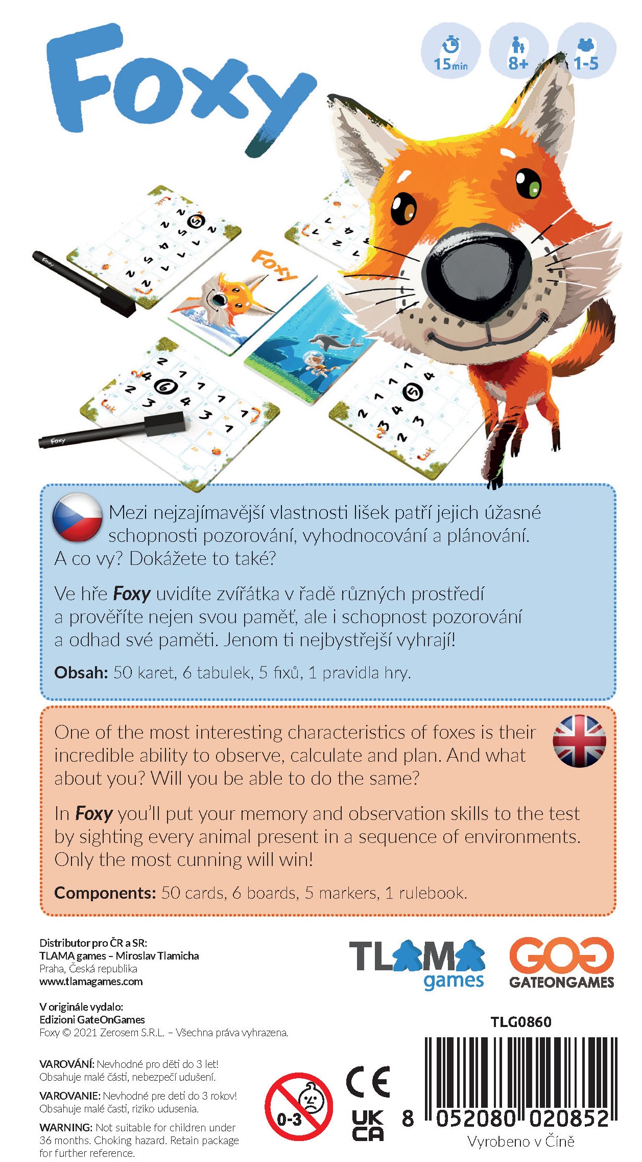 TLAMA games Foxy CZ/EN Obrázek