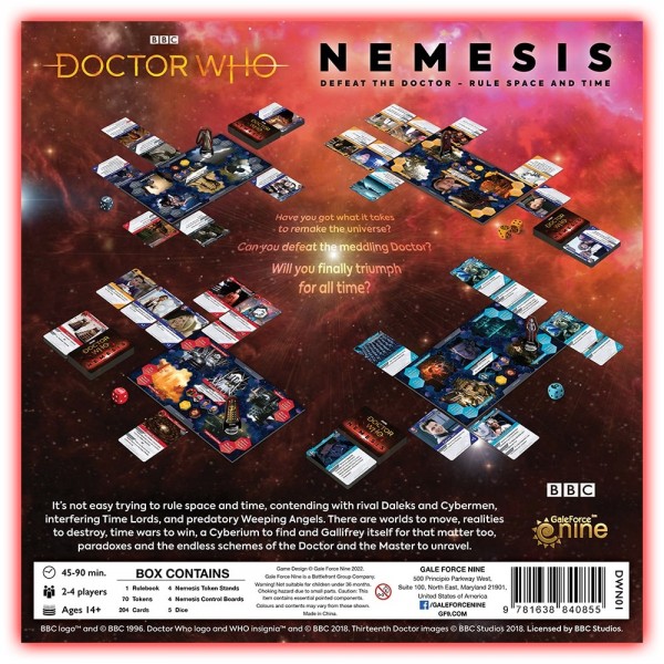 Gale Force Nine Doctor Who: Nemesis Obrázek