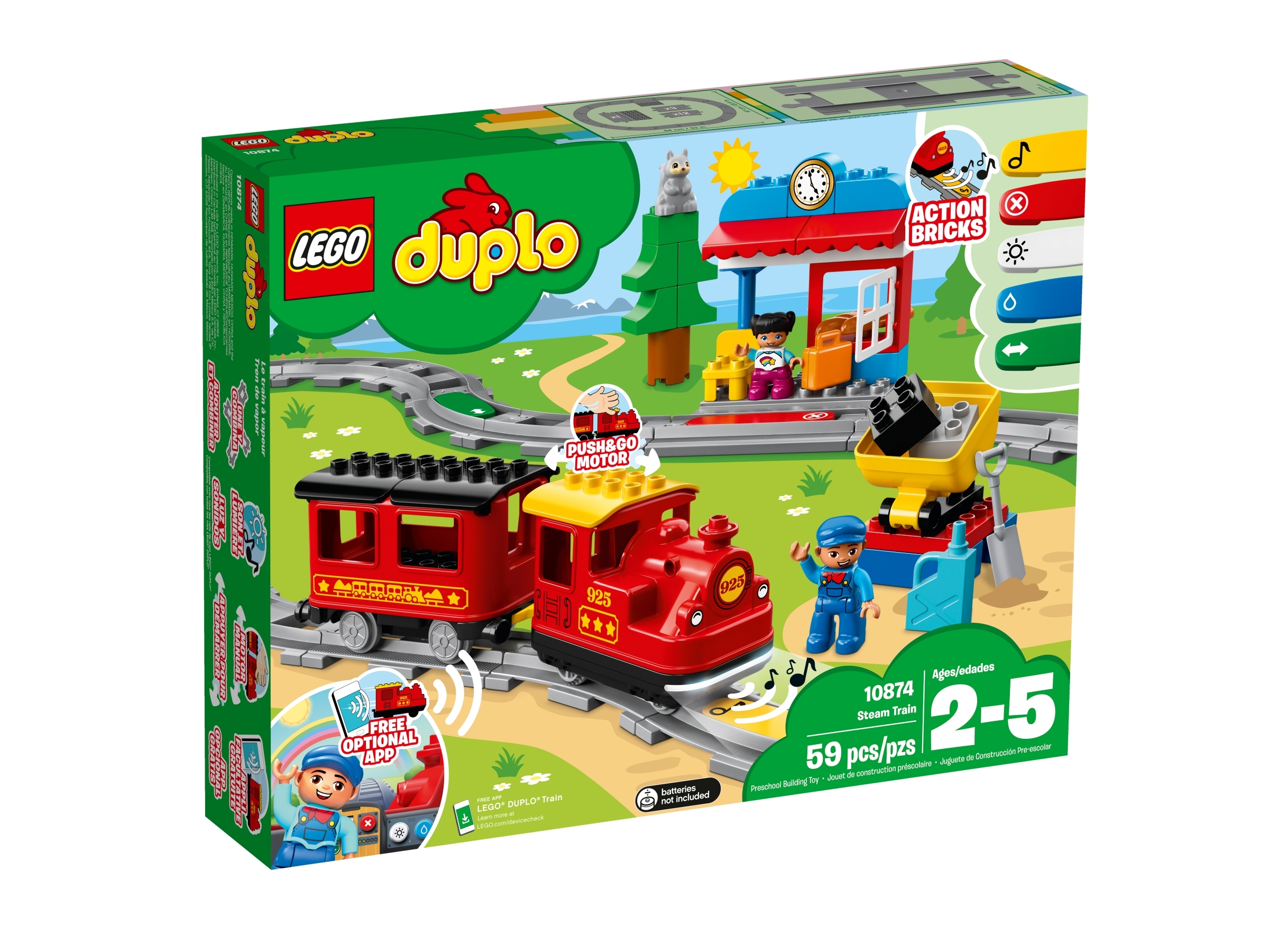 LEGO® Parní vláček 10874 Obrázek