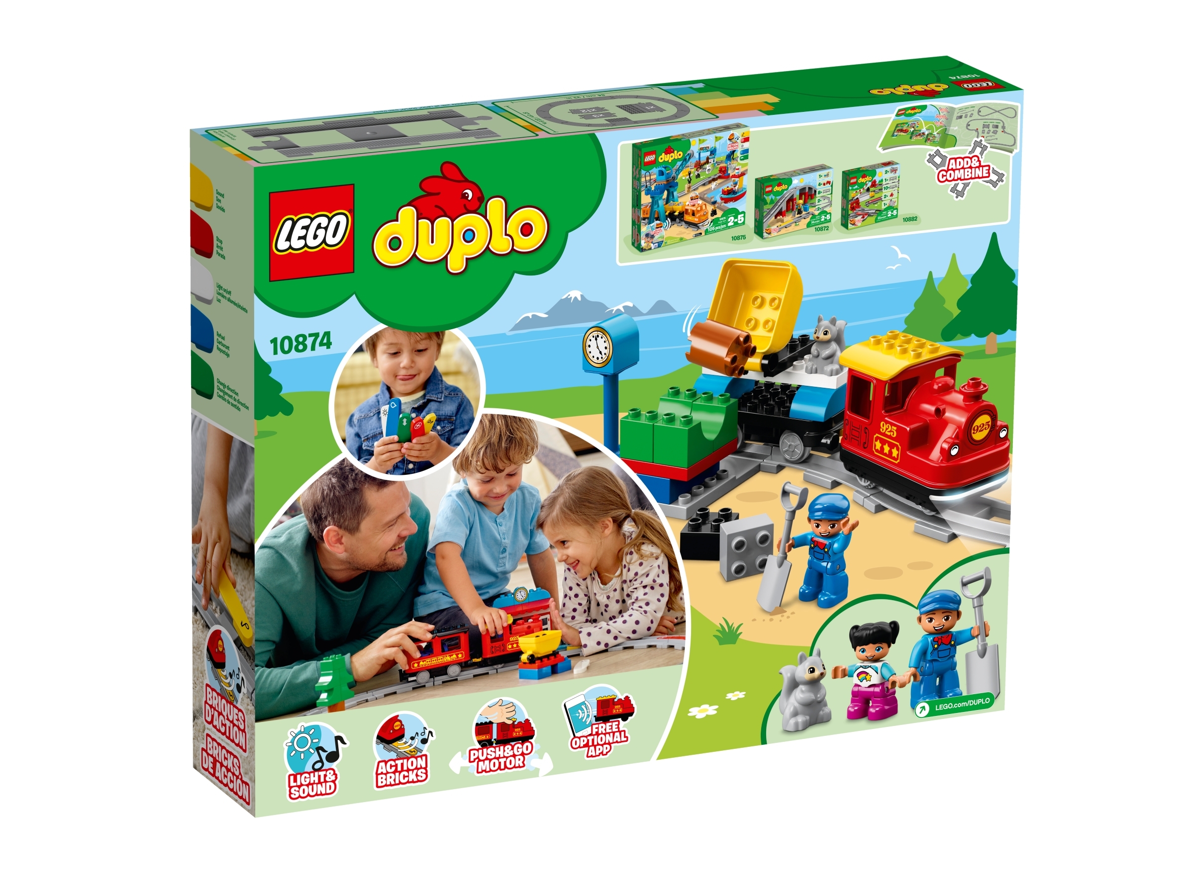 LEGO® Parní vláček 10874 Obrázek