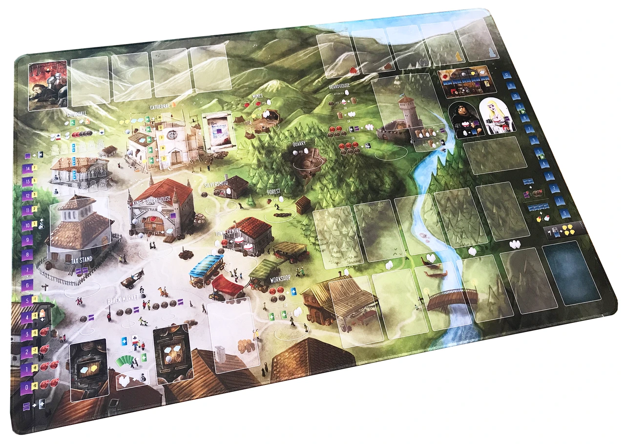 Renegade Game Studios Architects of the West Kingdom: Neoprene playmat Obrázek