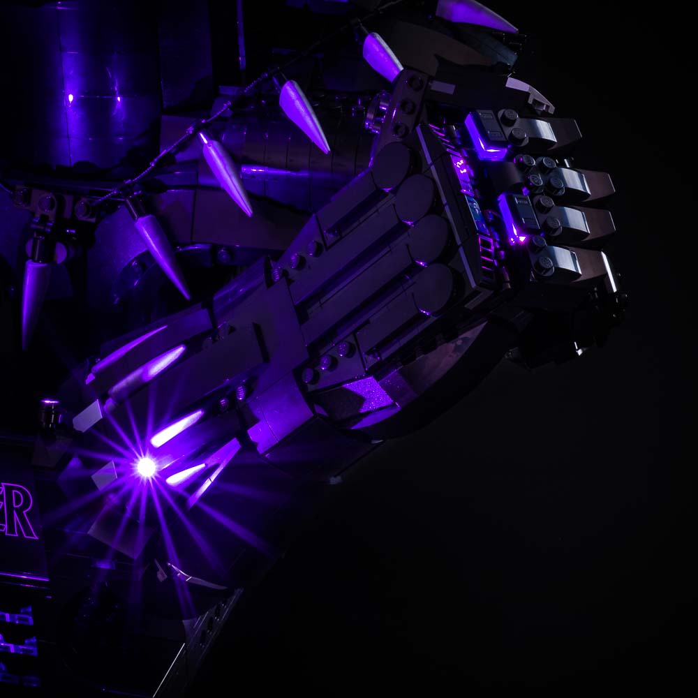 Light my Bricks Sada světel - LEGO Marvel Black Panther Bust 76215 Obrázek