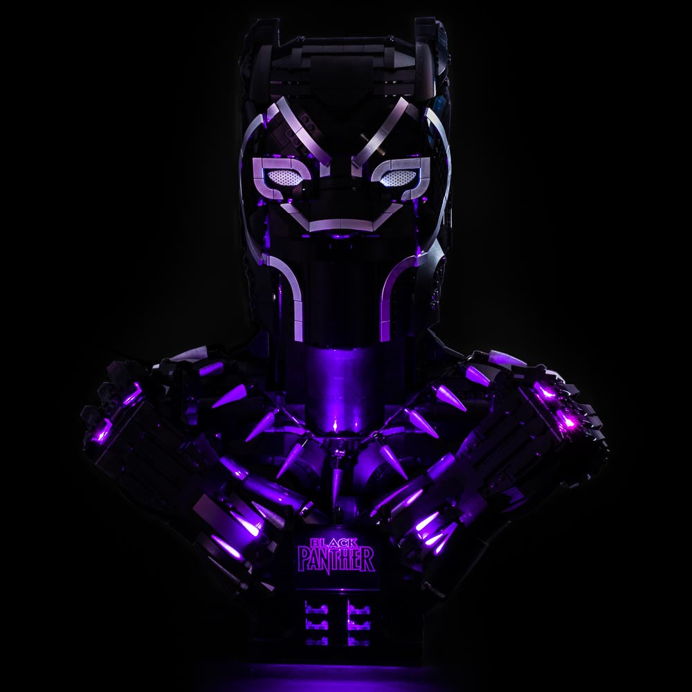 Light my Bricks Sada světel - LEGO Marvel Black Panther Bust 76215 Obrázek
