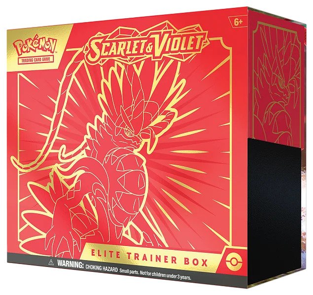 Nintendo Pokémon TCG: Scarlet & Violet (SV01) - Elite Trainer Box Barva: Fialová Obrázek