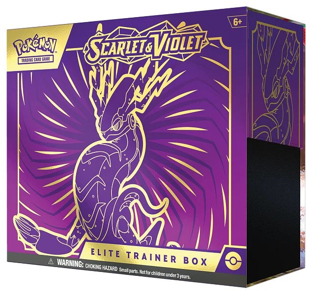 Nintendo Pokémon TCG: Scarlet & Violet (SV01) - Elite Trainer Box Barva: Fialová Obrázek