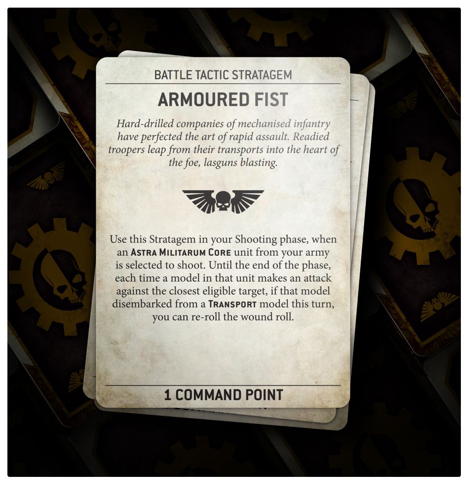 Games Workshop Datacards: Astra Militarum Obrázek