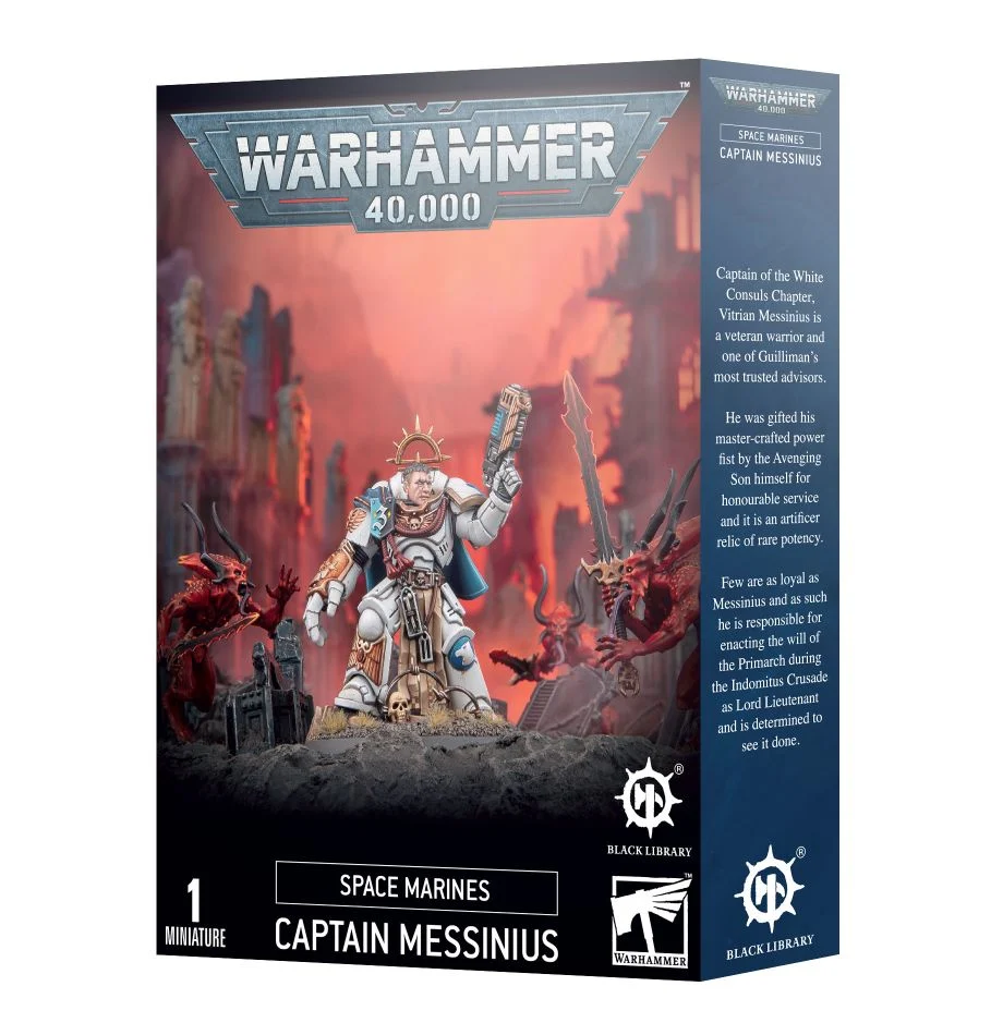 Games Workshop Space Marines: Captain Messinius Obrázek