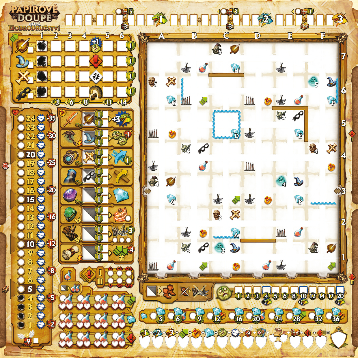 TLAMA games Papírové Doupě: Nová dobrodružství - rozšíření Obrázek