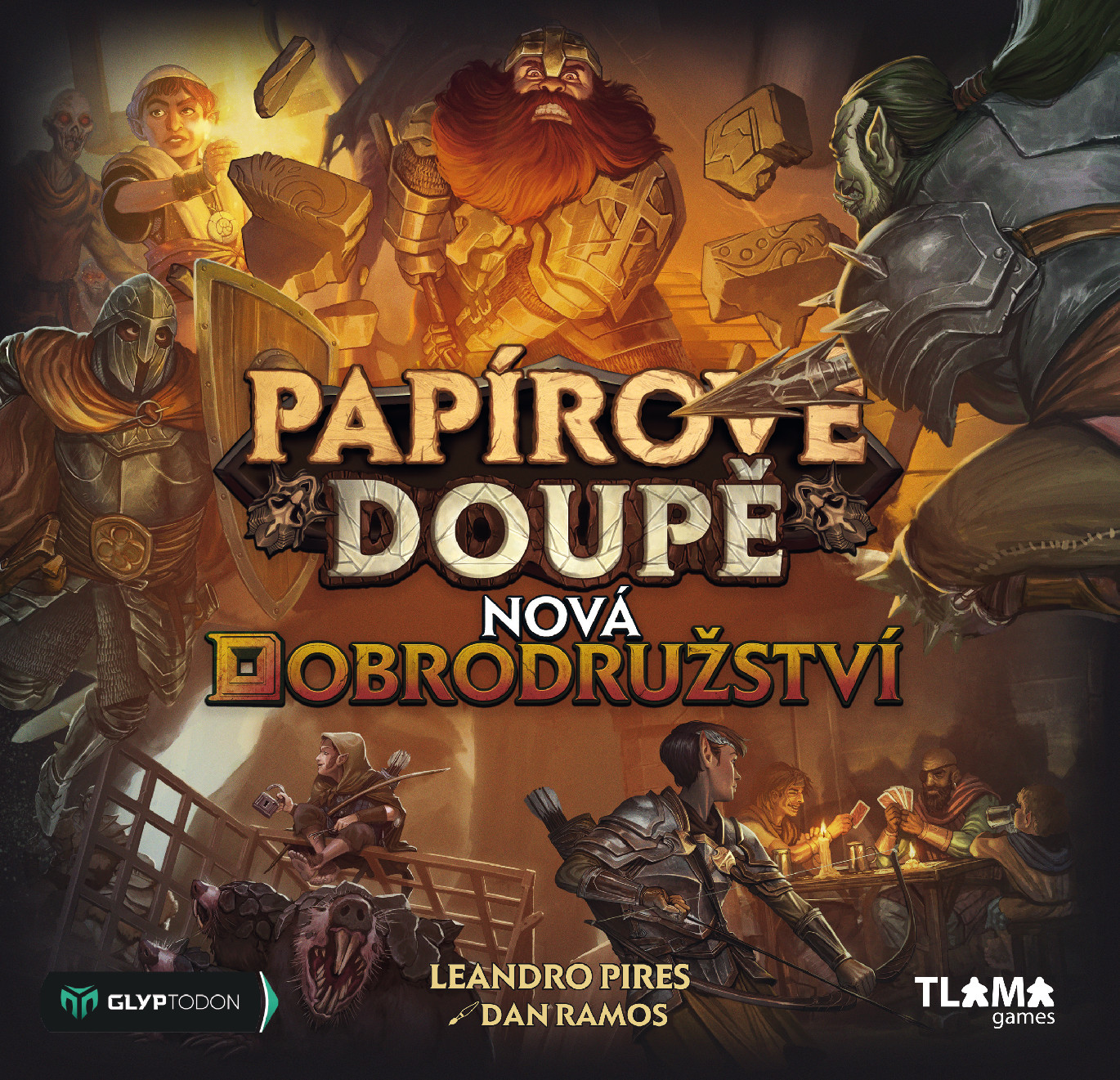 TLAMA games Papírové Doupě: Nová dobrodružství - rozšíření Obrázek