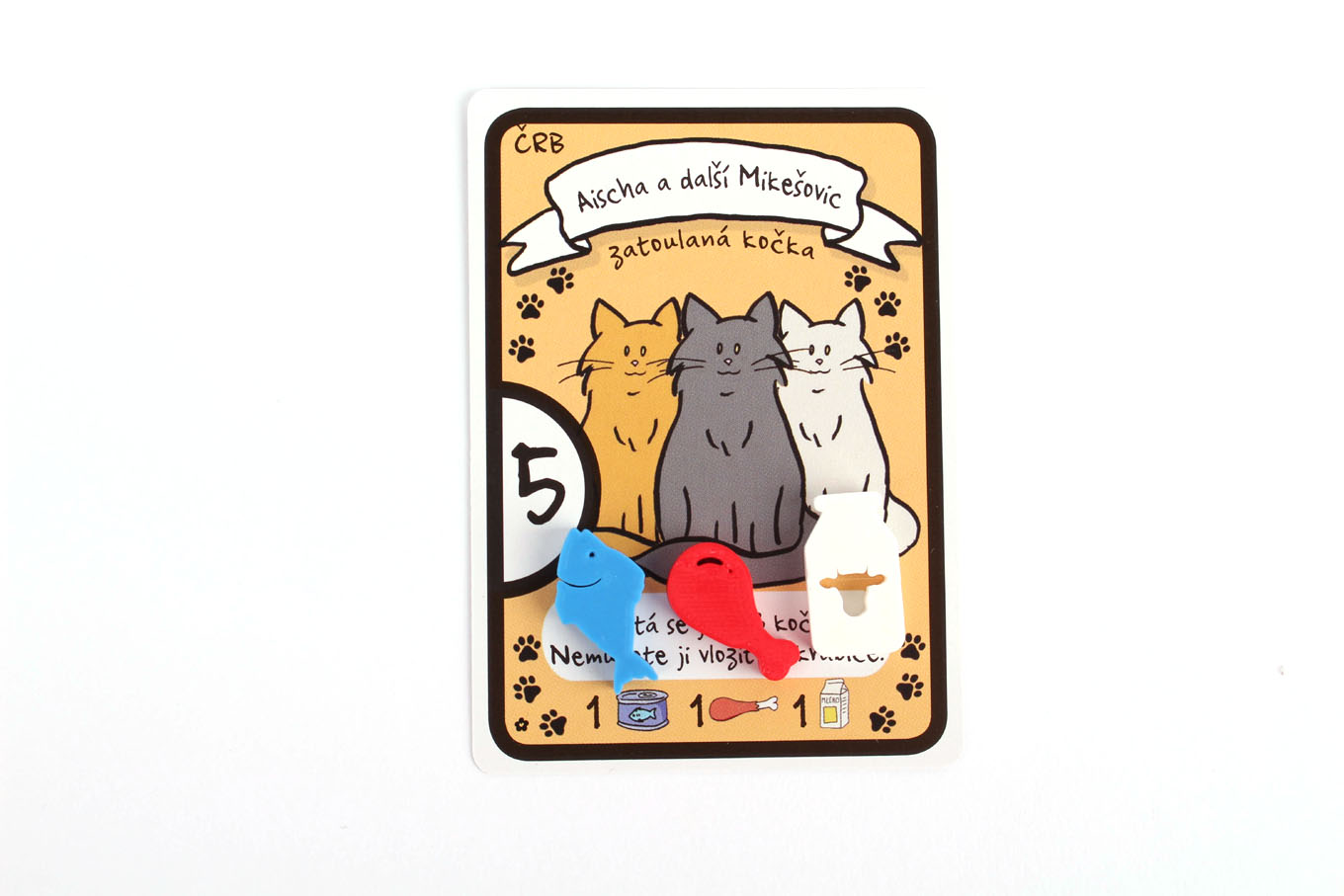 Myší Doupě Kočičí klub - Sada žetonů Obrázek