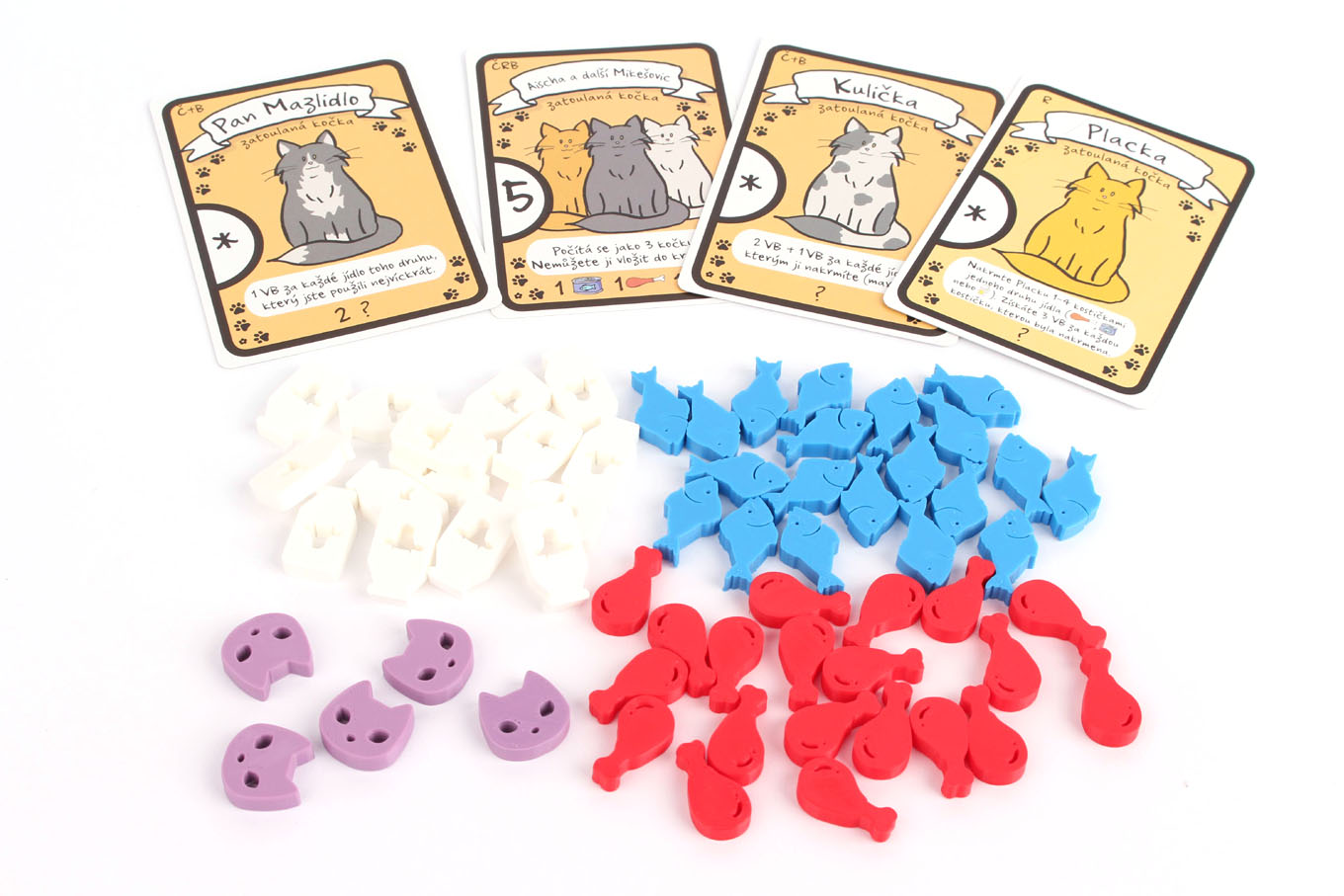 Myší Doupě Kočičí klub - Sada žetonů Obrázek