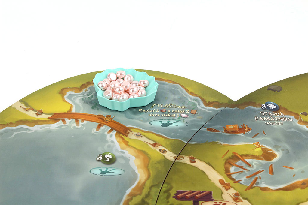 Myší Doupě Miska ve tvaru lastury Barva: Azurová Obrázek