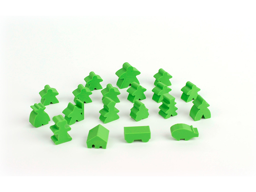 Myší Doupě Carcassonne - Figurky Barva: Mint/tyrkysová Obrázek