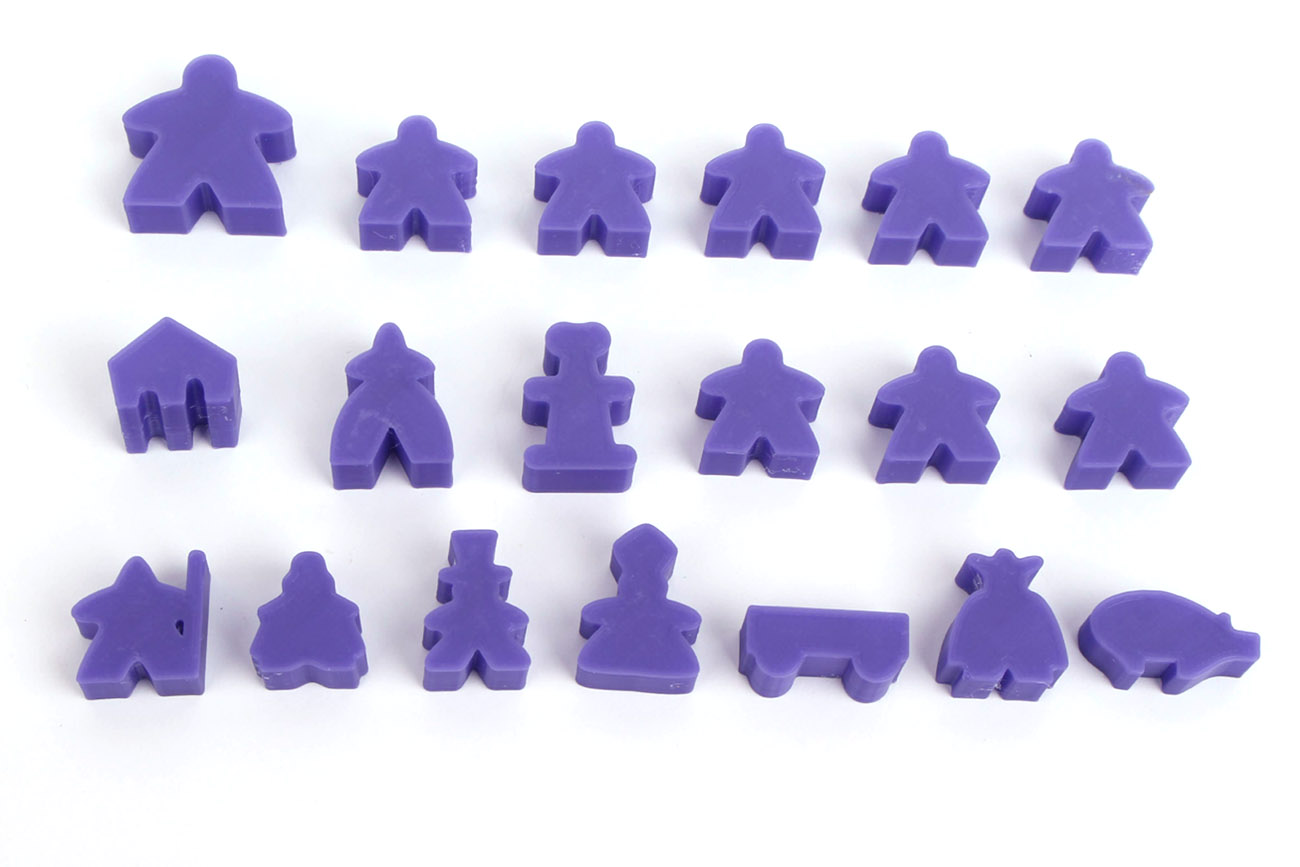 Myší Doupě Carcassonne - Figurky Barva: Mint/tyrkysová Obrázek