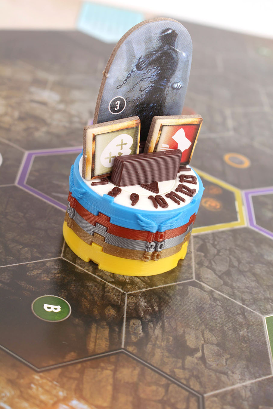 Myší Doupě Gloomhaven - Počítadla životů Varianta: Kroužek pro létající monstra Obrázek