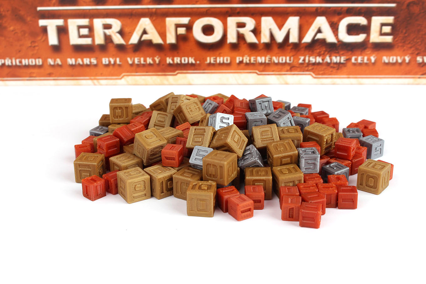 Myší Doupě Mars: Teraformace - Kostky surovin Mars sady: Velká sada (200 ks) Obrázek