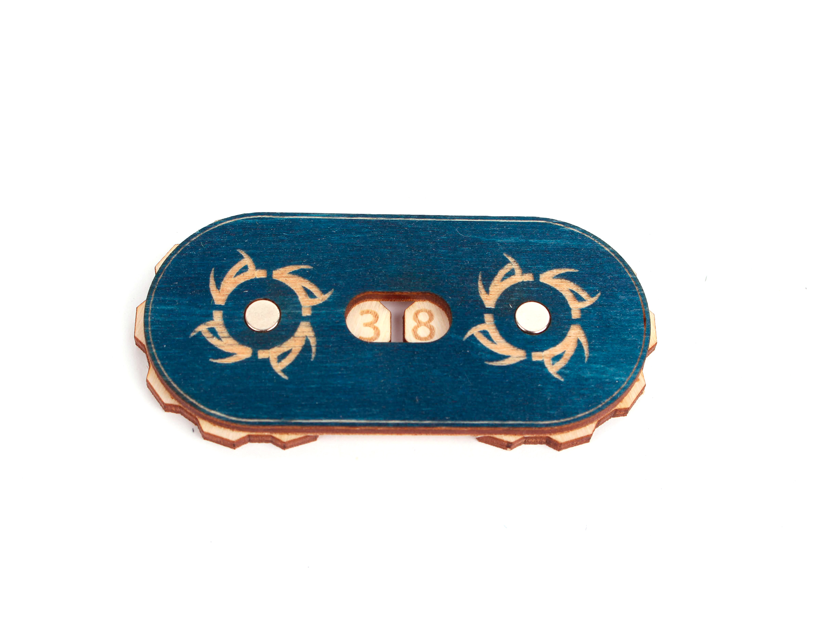 Myší Doupě Herní počítadlo - Dvojité (0-99) Barva: Přírodní, Varianta: Varianta 2 Obrázek