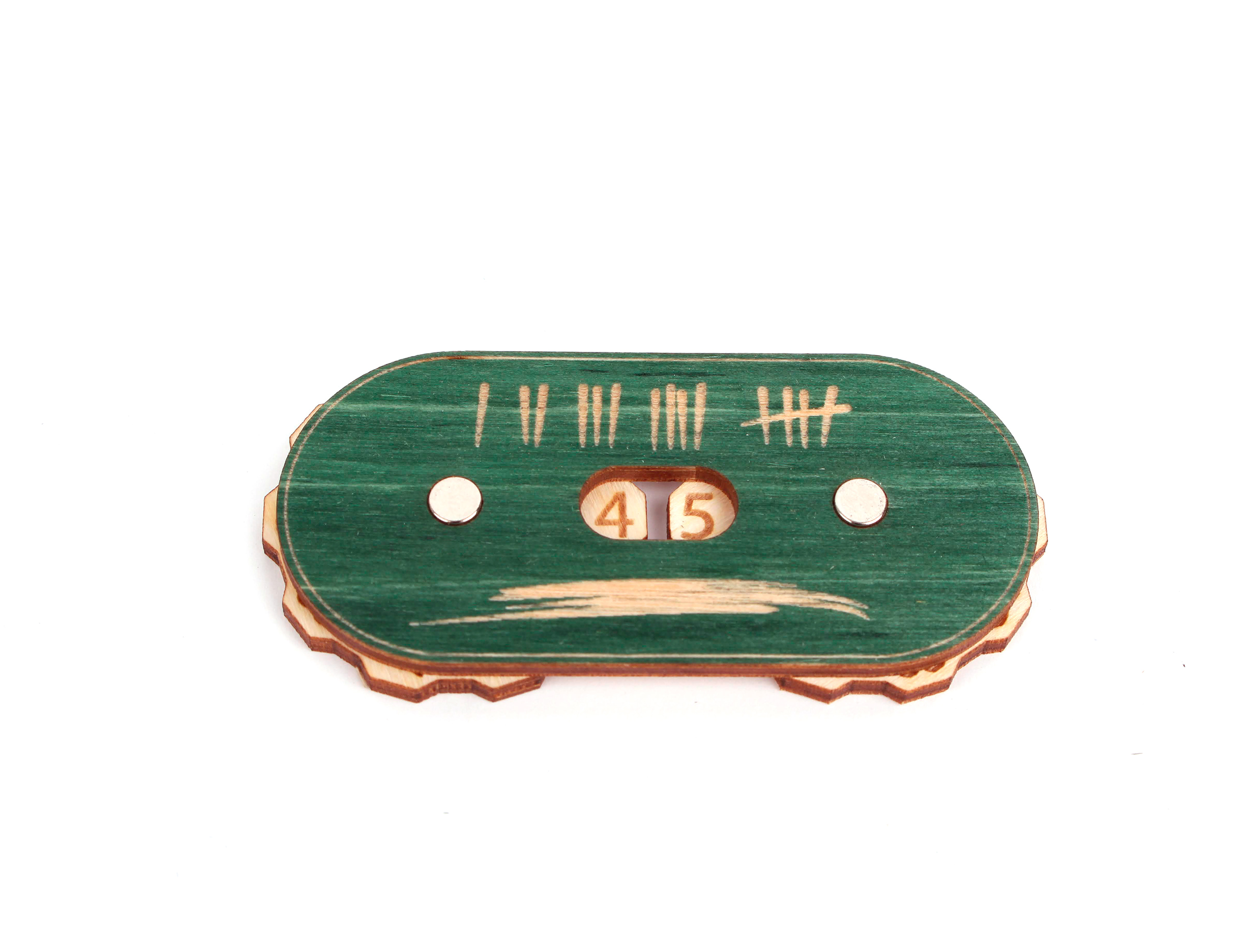 Myší Doupě Herní počítadlo - Dvojité (0-99) Barva: Přírodní, Varianta: Varianta 2 Obrázek