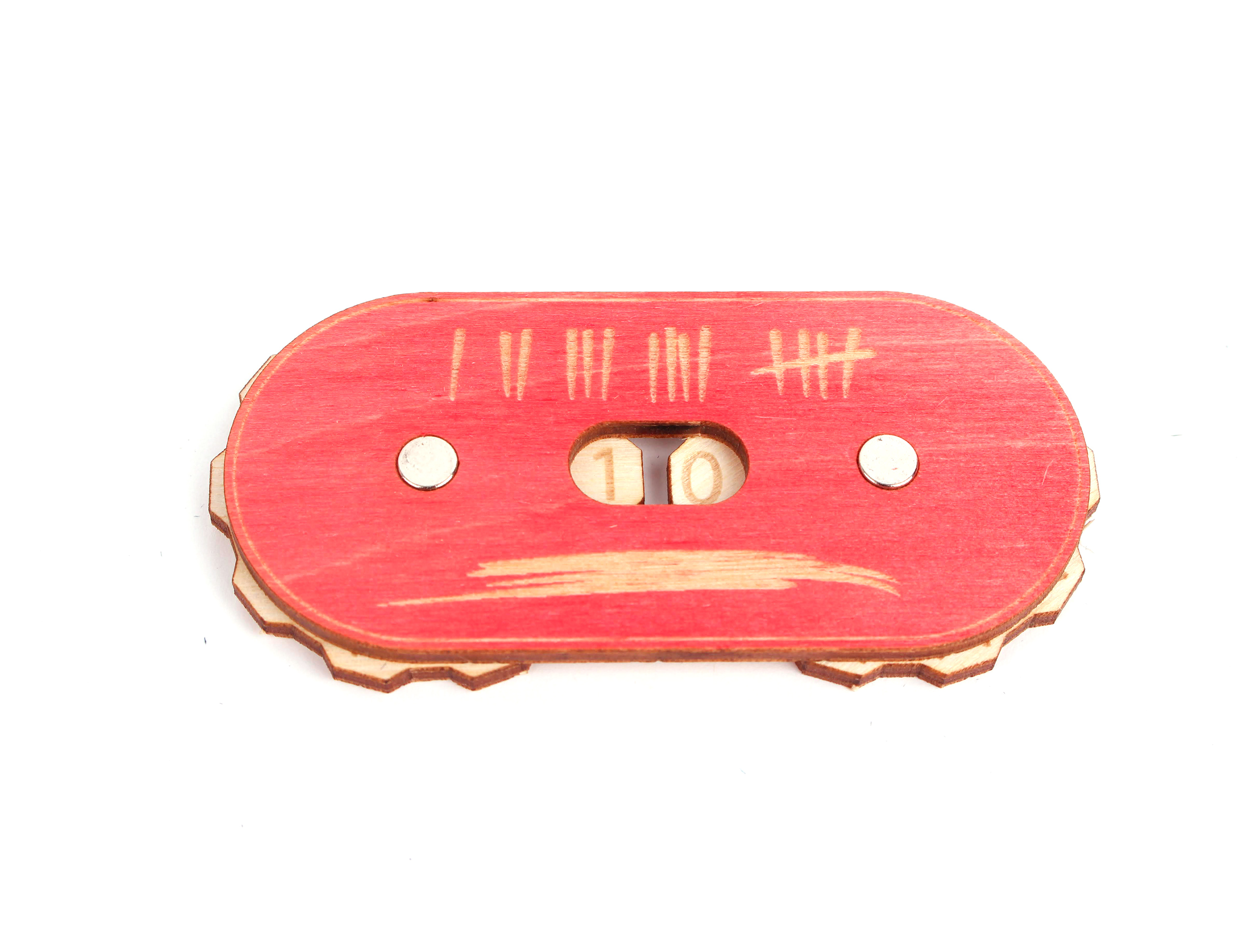 Myší Doupě Herní počítadlo - Dvojité (0-99) Barva: Přírodní, Varianta: Varianta 2 Obrázek