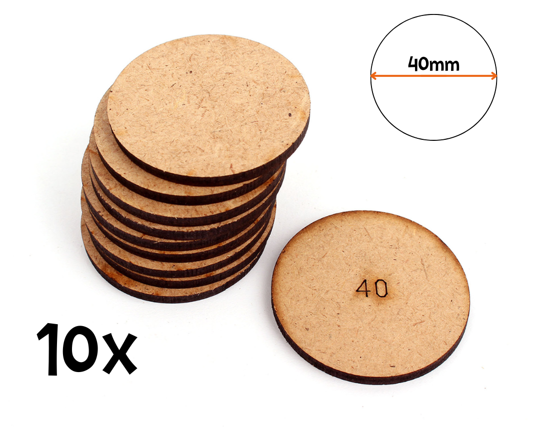 Myší Doupě Podstavce kulaté - 40mm Obrázek