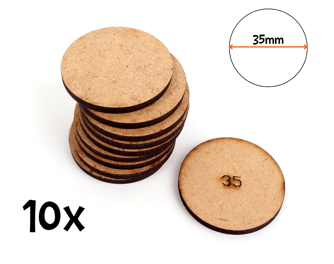 Myší Doupě Podstavce kulaté - 32mm Obrázek