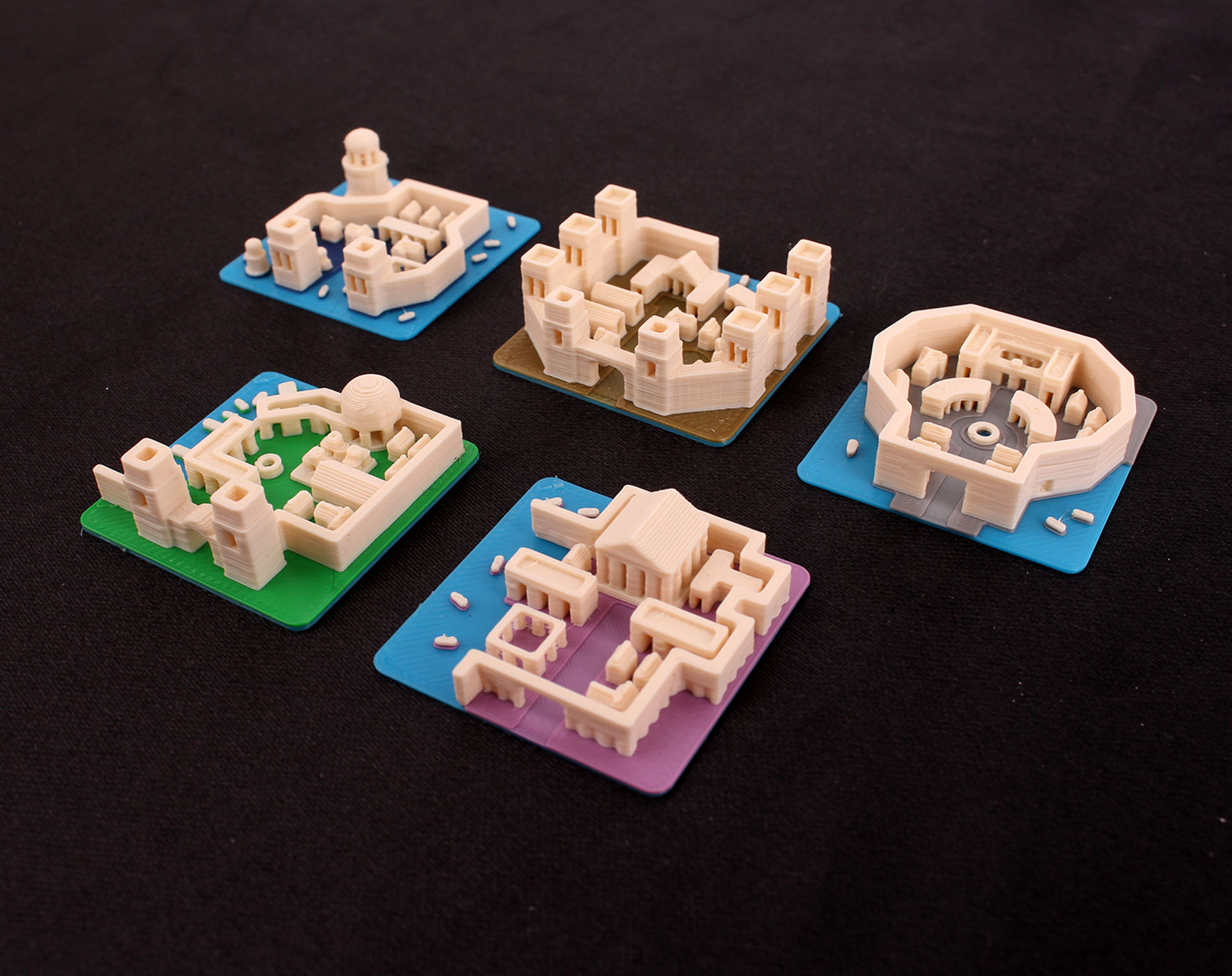 Myší Doupě Cyclades: Titans - 3D Budovy Obrázek