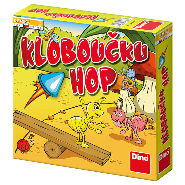 Dino Kloboučku hop Obrázek