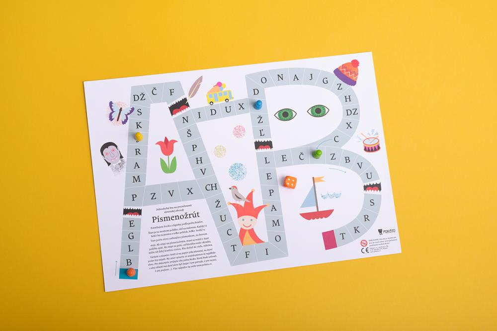 Poketo SK Poketo Hra s abecedou Písmenožrout Obrázek