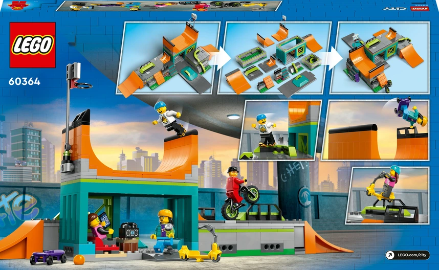 LEGO® Pouliční skatepark 60364 Obrázek