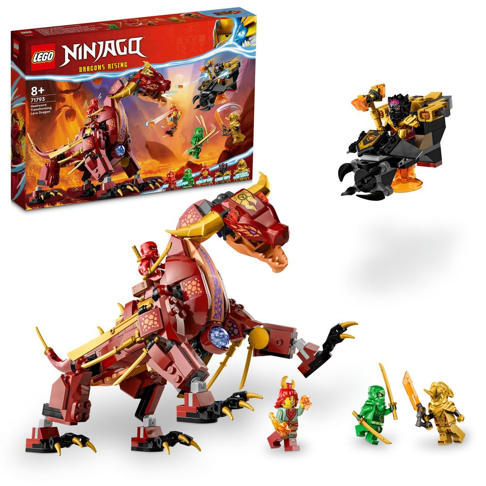 LEGO® Heatwave a jeho transformační lávový drak 71793 Obrázek