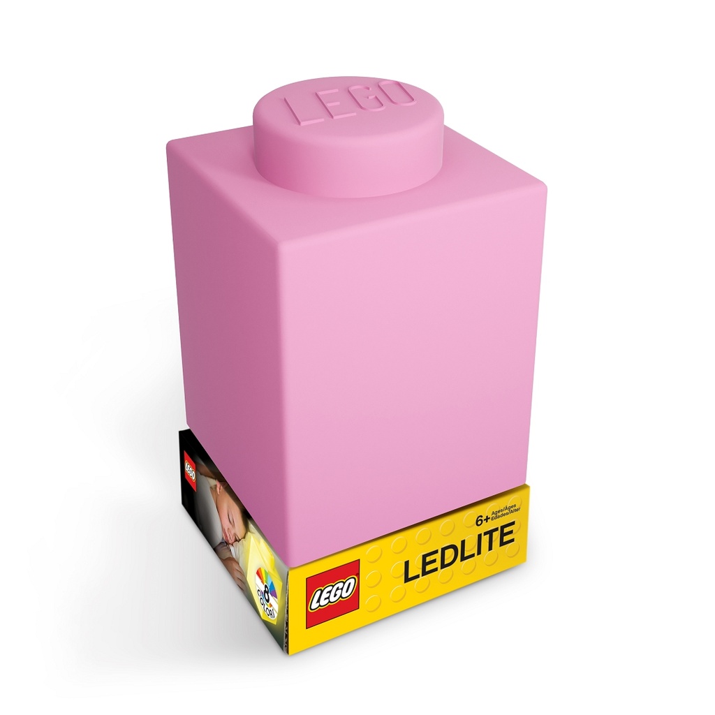 LEGO LED Lite LEGO Classic Silikonová kostka noční světlo Barva: Červená Obrázek