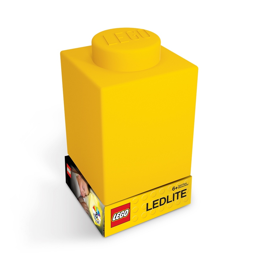 LEGO LED Lite LEGO Classic Silikonová kostka noční světlo Barva: Červená Obrázek