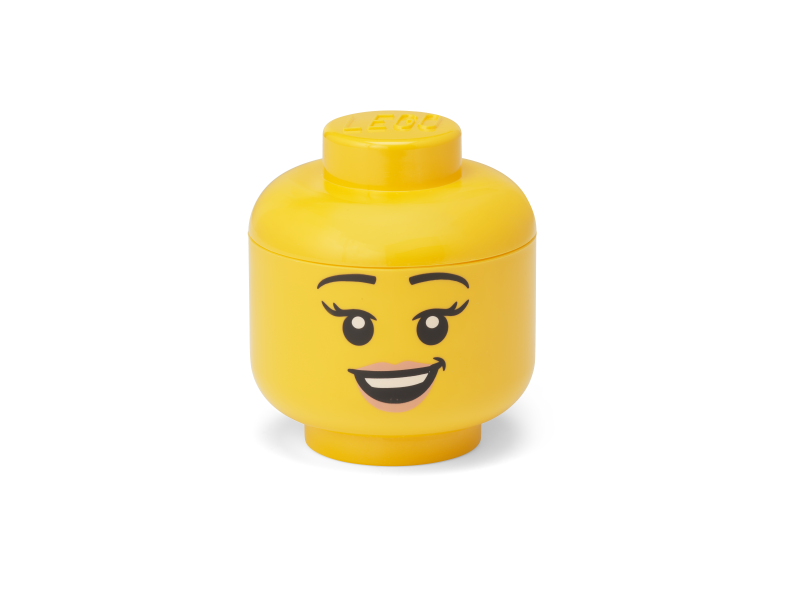 LEGO Storage LEGO úložná hlava (mini) - šťastná dívka Obrázek