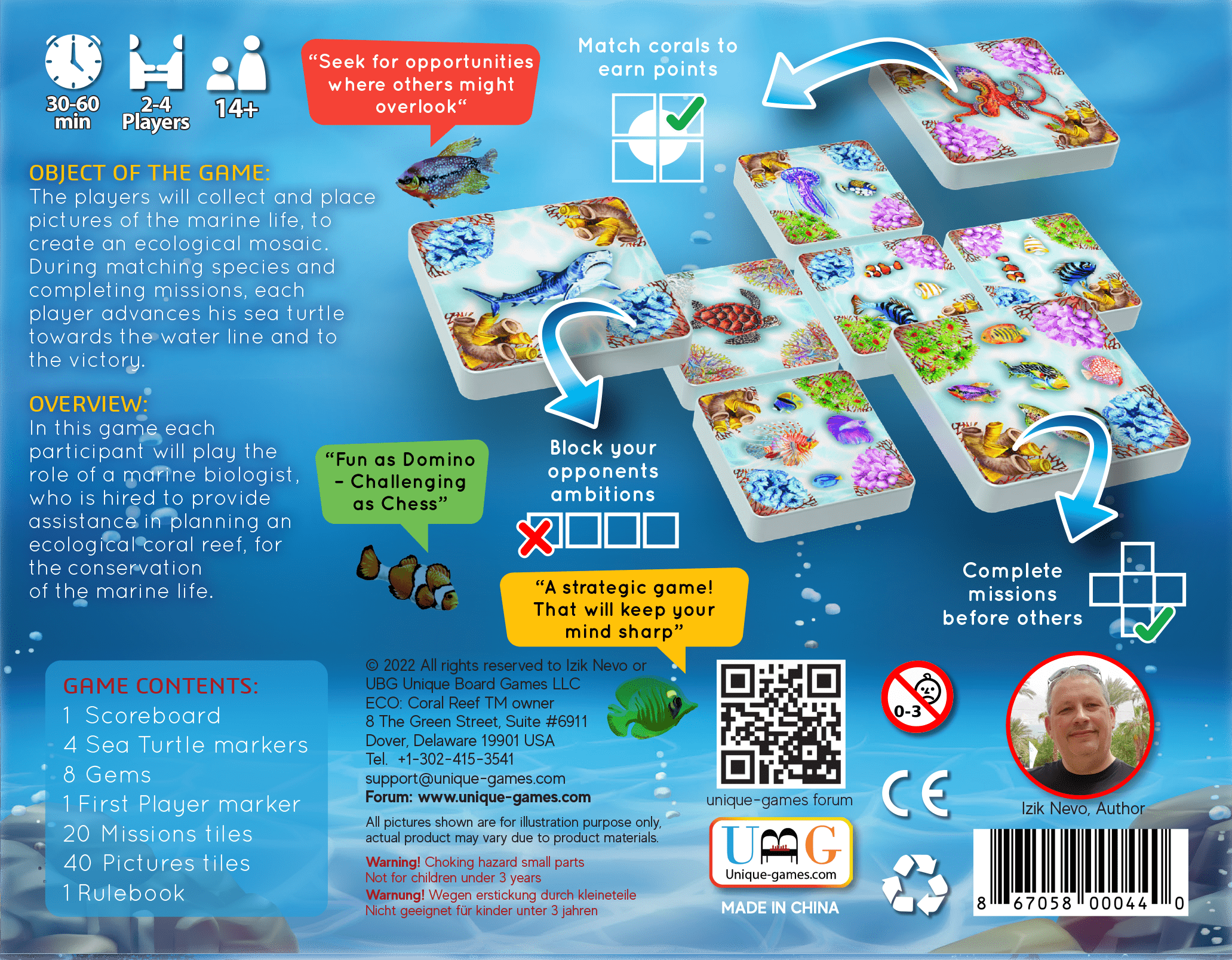 Unique Board Games ECO: Coral Reef Obrázek