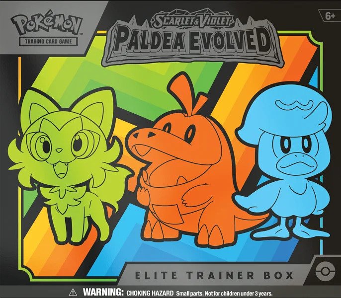 Nintendo Pokémon TCG: SV02 Paldea Evolved - Elite Trainer Box Obrázek