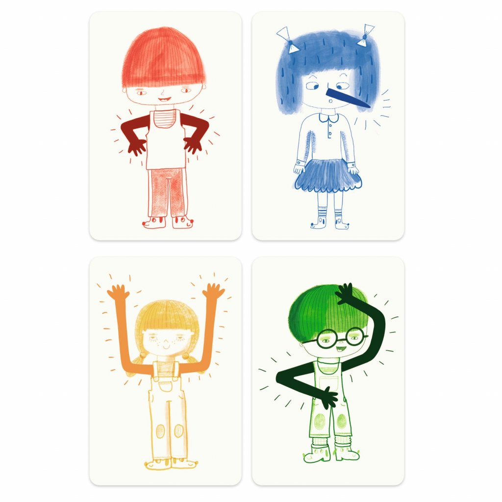 Djeco Karetní hra Kidimime Obrázek