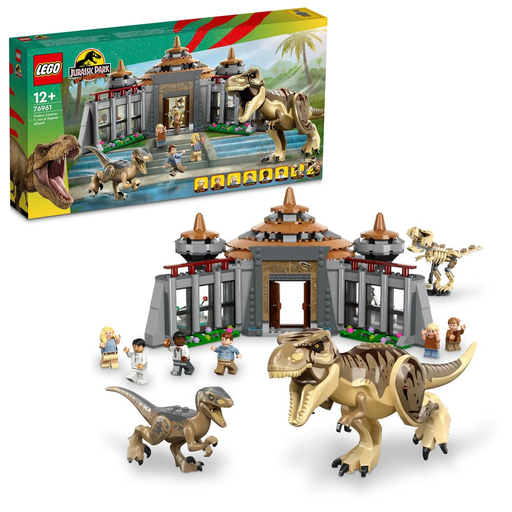 LEGO® Návštěvnické centrum: útok T-rexe a raptora 76961 Obrázek