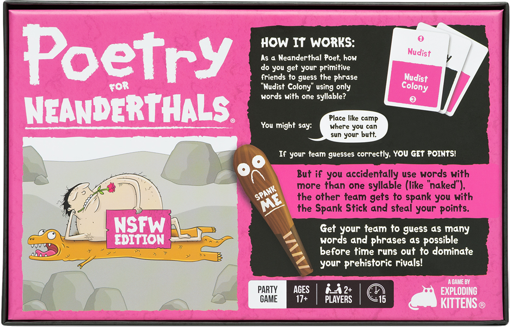 Exploding Kittens Poetry for Neanderthals: NSFW Edition Obrázek