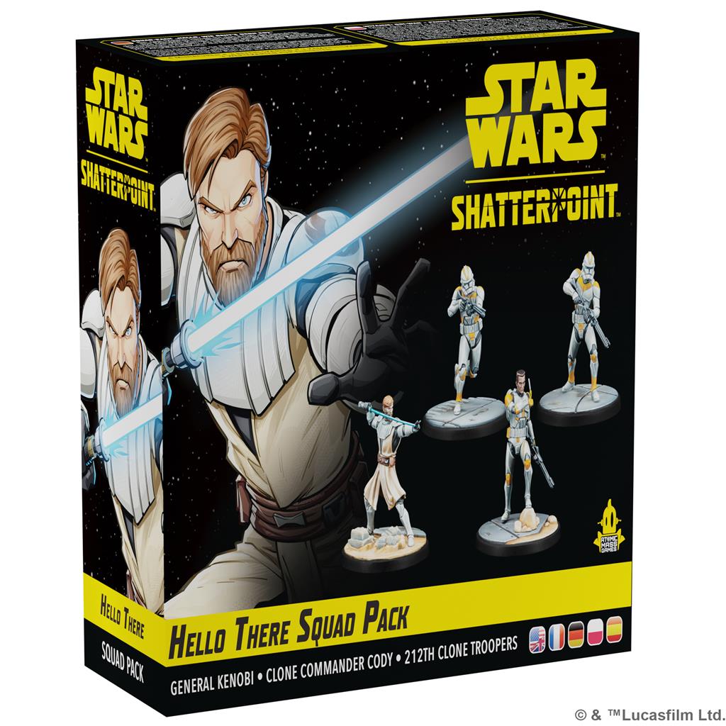 Atomic Mass Games Star Wars: Shatterpoint – Hello There – General Obi-Wan Kenobi Squad Pack - EN/FR/IT/DE/ES Obrázek