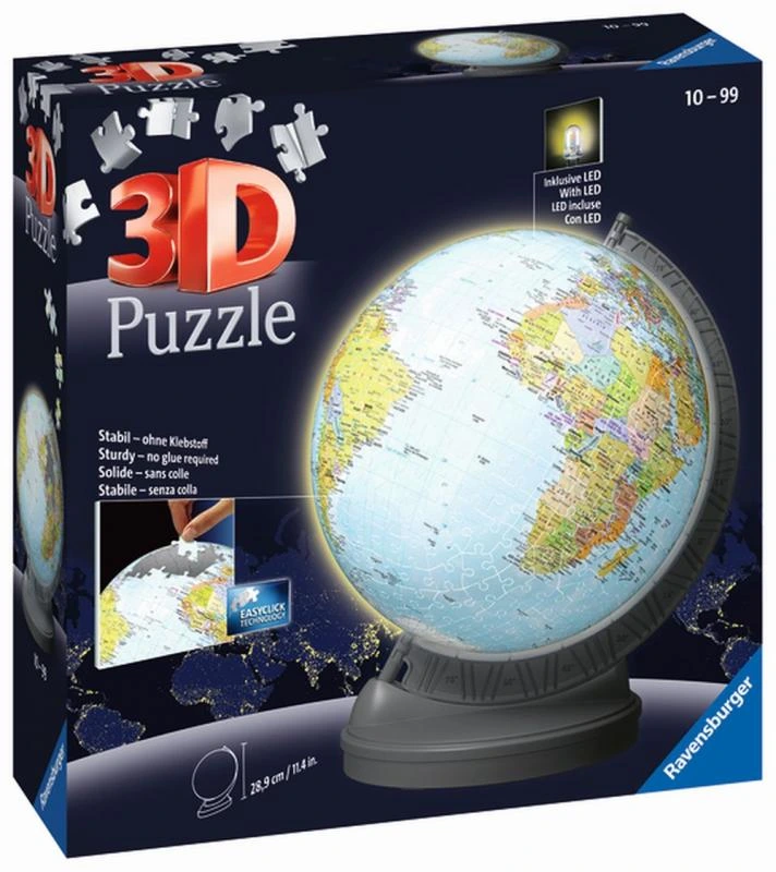 Ravensburger Puzzle-Ball Svítící globus 540 dílků Obrázek