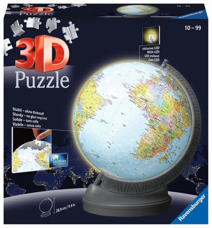 Ravensburger Puzzle-Ball Svítící globus 540 dílků Obrázek