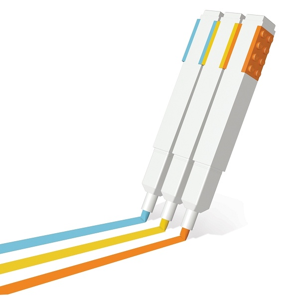 LEGO Stationery LEGO Zvýrazňovače, mix barev - 3 ks Obrázek