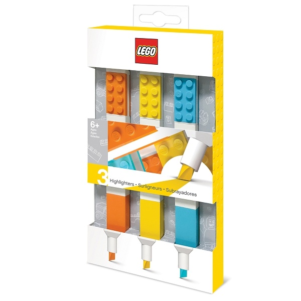 LEGO Stationery LEGO Zvýrazňovače, mix barev - 3 ks Obrázek