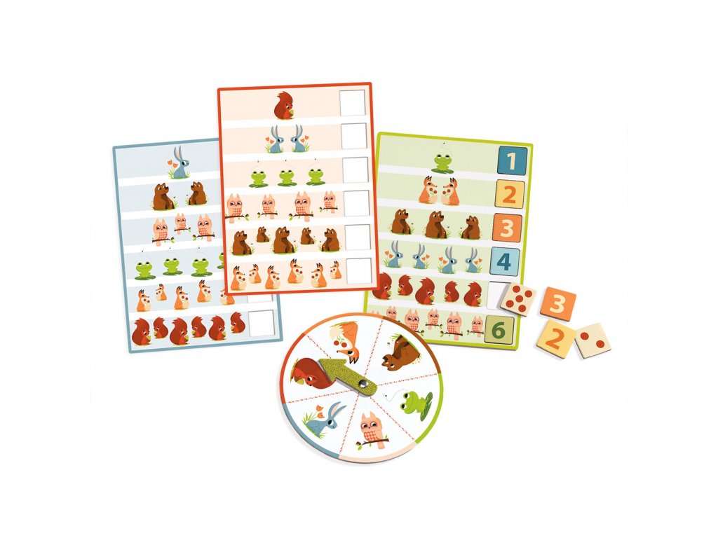 Djeco Bingo 1, 2, 3 Numbers Obrázek