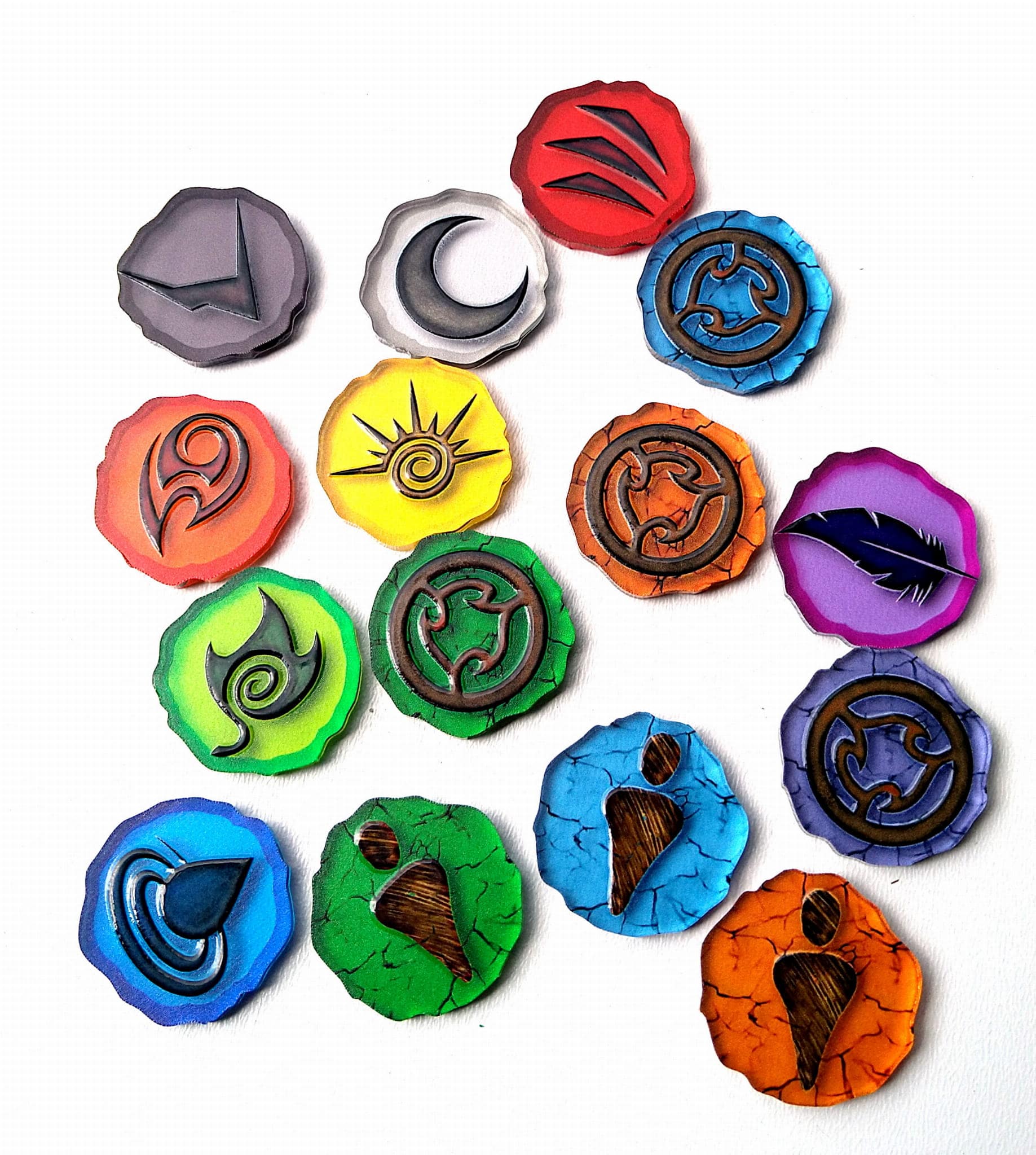 Poland Games Token and Markers: Spirit Island – Jagged Earth Token Set (ERA89285) Obrázek