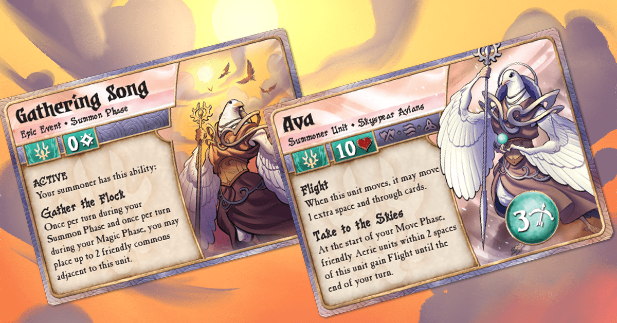 Plaid Hat Games Summoner Wars (Second Edition): The Skyspear Avians Obrázek
