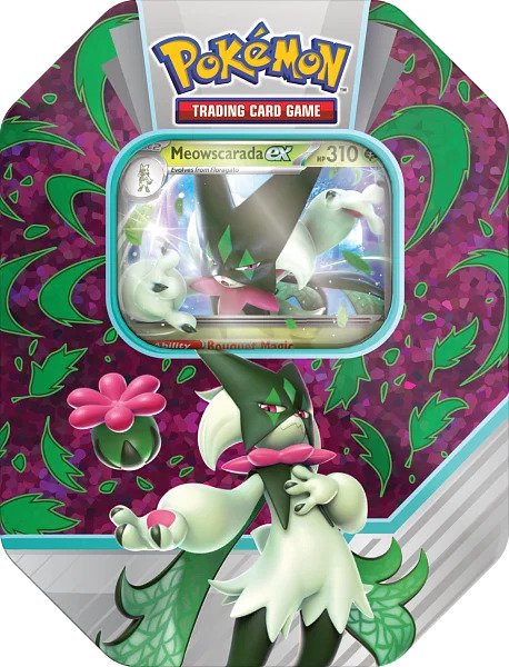 Nintendo Pokémon TCG: Paldea Partner Tin Varianta: Meowscarada Obrázek