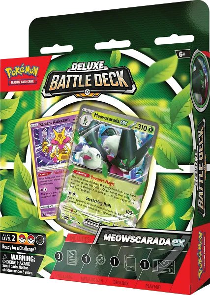 Nintendo Pokémon TCG: Deluxe Battle Deck - Meowscarada ex & Quaquaval ex Varianta: Quaquaval Obrázek