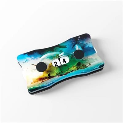 Počítadlo životů Double Dial Gamegenic - Plains, Island, Forest Varianta: Plains Obrázek